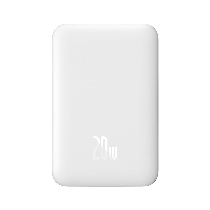 Mini alimentation mobile magnétique sans fil à charge rapide 2-en-1 10000mAh Forte adsorption 20W