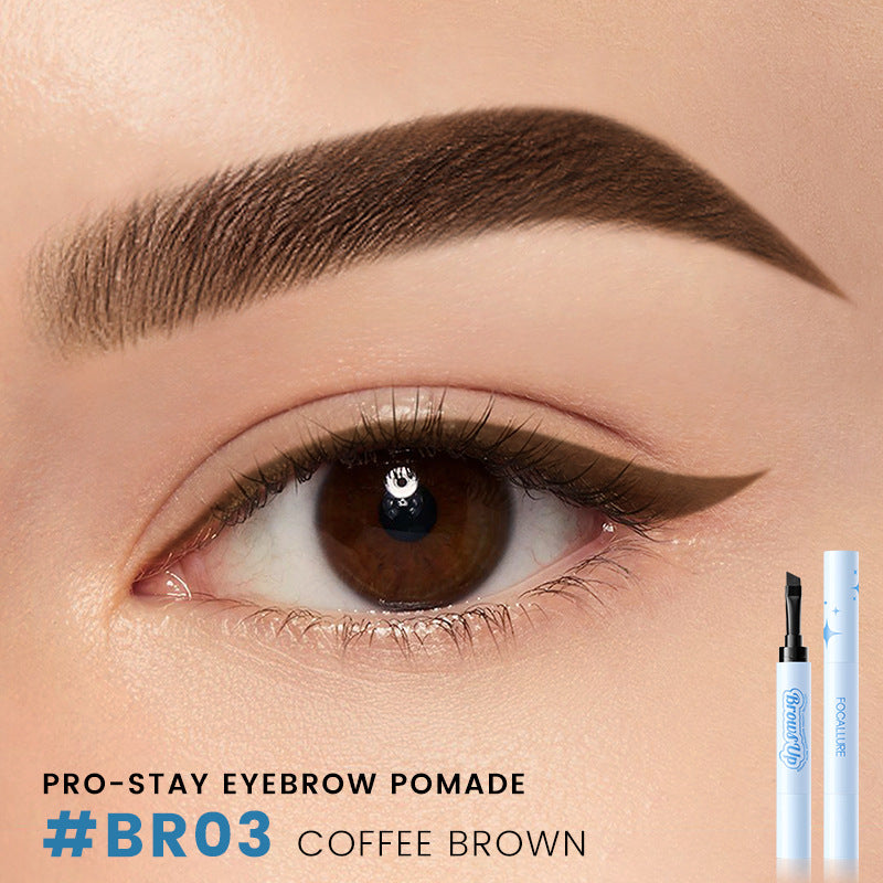 Crayon Eyeliner crème Gel à sourcils 3D 2 en 1, 3 couleurs, imperméable, longue durée, pommade rehausseur, maquillage, cosmétiques