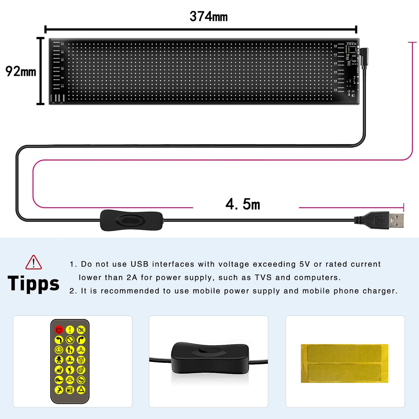 Écran LED RGB Flexible Publicitaire