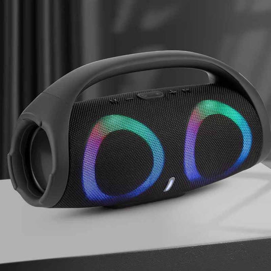 Haut-parleur Bluetooth De Trois Générations War Drum Avec Lumières De Couleur RVB Extérieur Portable Étanche