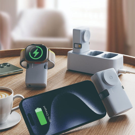 Banque d'alimentation compacte de charge de poche sans fil