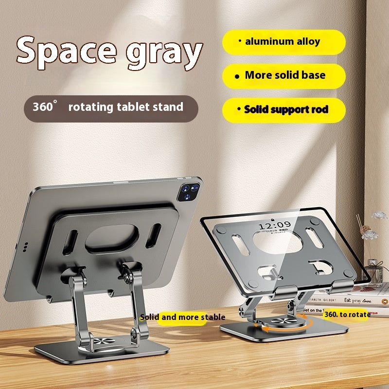 Support de bureau mobile pliant rotatif