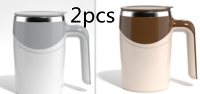 Modèle rechargeable Tasse à mélanger automatique Tasse à café Tasse à agitation électrique de haute valeur Lazy Milkshake Tasse d'eau magnétique rotative