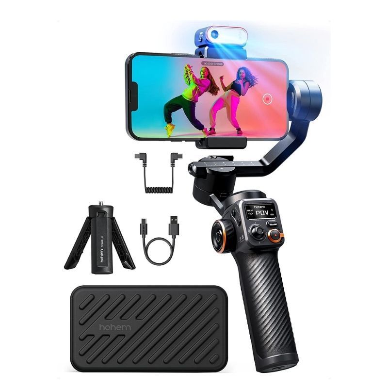 FaceTrack Pro ✅ AI Face Et Shooting Fill Light Vlog Trois Axes Stabler