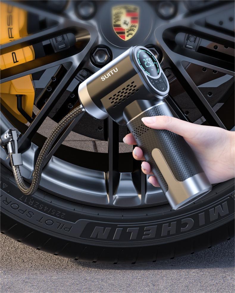 Haute Pression Inflation pour Pneu de voiture Portable Électrique Sans Fil Automatique