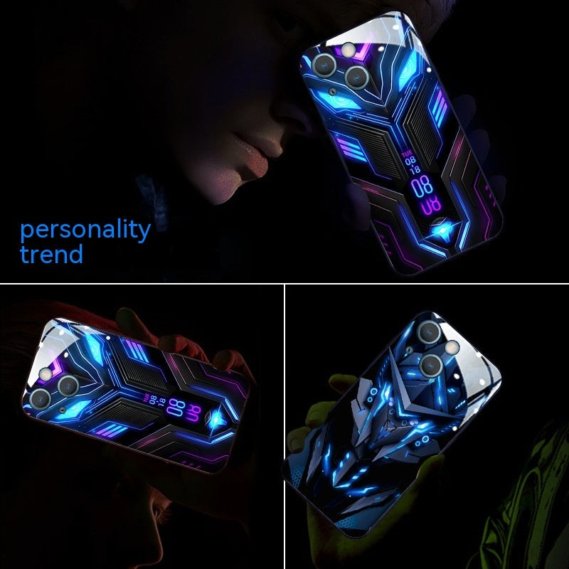 Étui De Téléphone Émettant De La Lumière Entrante