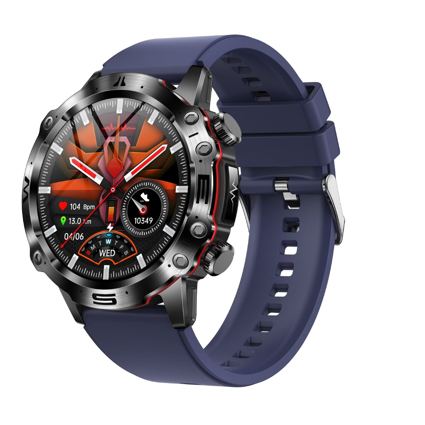Montre de sport de plein air avec appel Bluetooth HD ECG