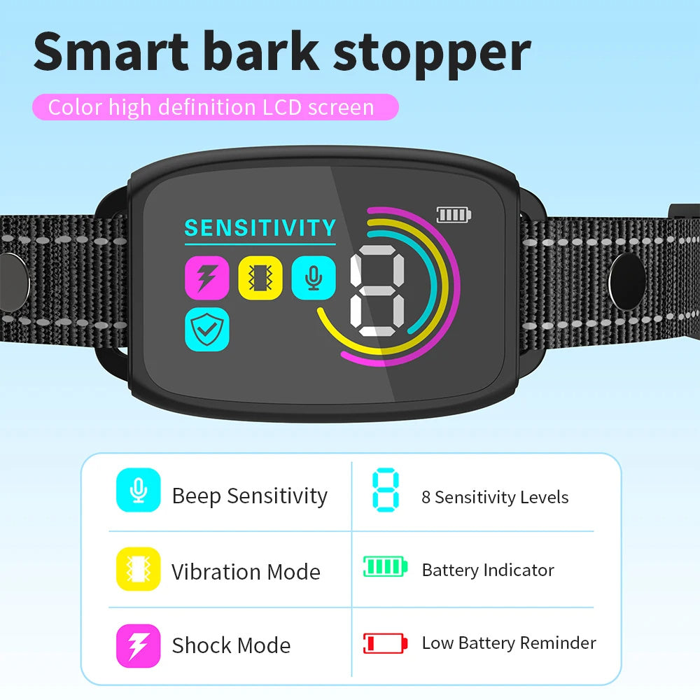 BarkControl Pro ✅ Collier Anti-aboiement automatique intelligent pour chien