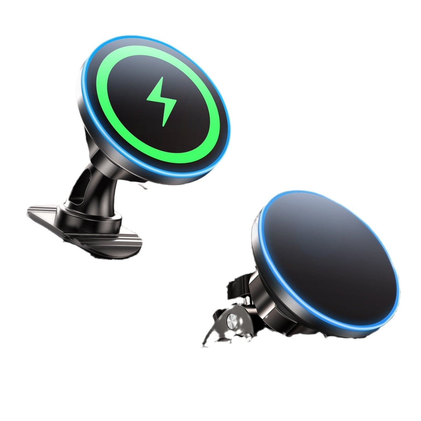 15W Magnetic Mobile Phone Wireless Fast Charging Car Navigation Holder