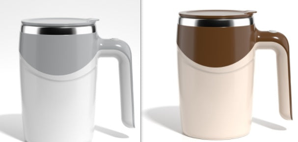 Modèle rechargeable Tasse à mélanger automatique Tasse à café Tasse à agitation électrique de haute valeur Lazy Milkshake Tasse d'eau magnétique rotative