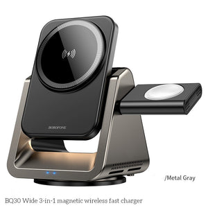 TriMag Charger 3-in-1 ✅ Chargeur Magnétique station de charge Sans Fil