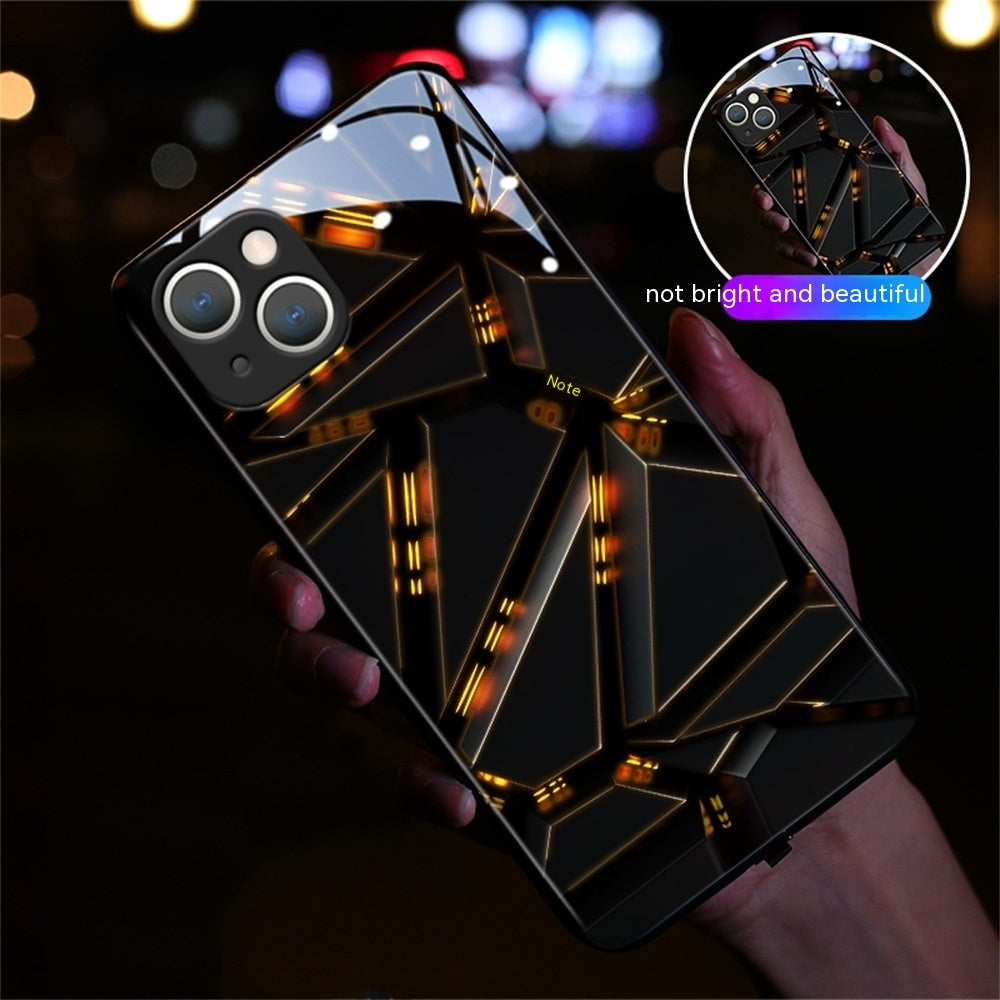Étui De Téléphone Émettant De La Lumière Entrante