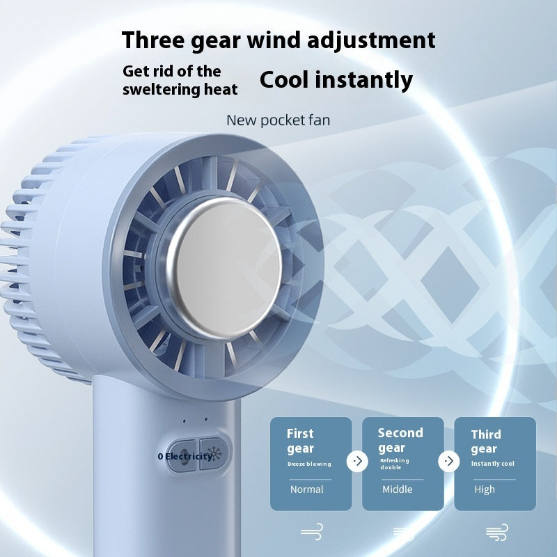 TurboChill 2024 ✅ Mini Ventilateur portable de conduit à grande vitesse