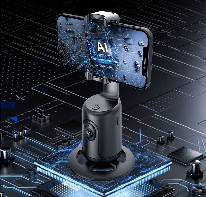 AutoFace Glide ✅ support de téléphone automatique rotatif avec votre visage intelligent AI