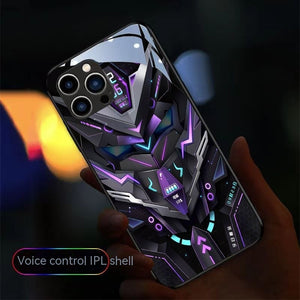 Étui De Téléphone Émettant De La Lumière Entrante