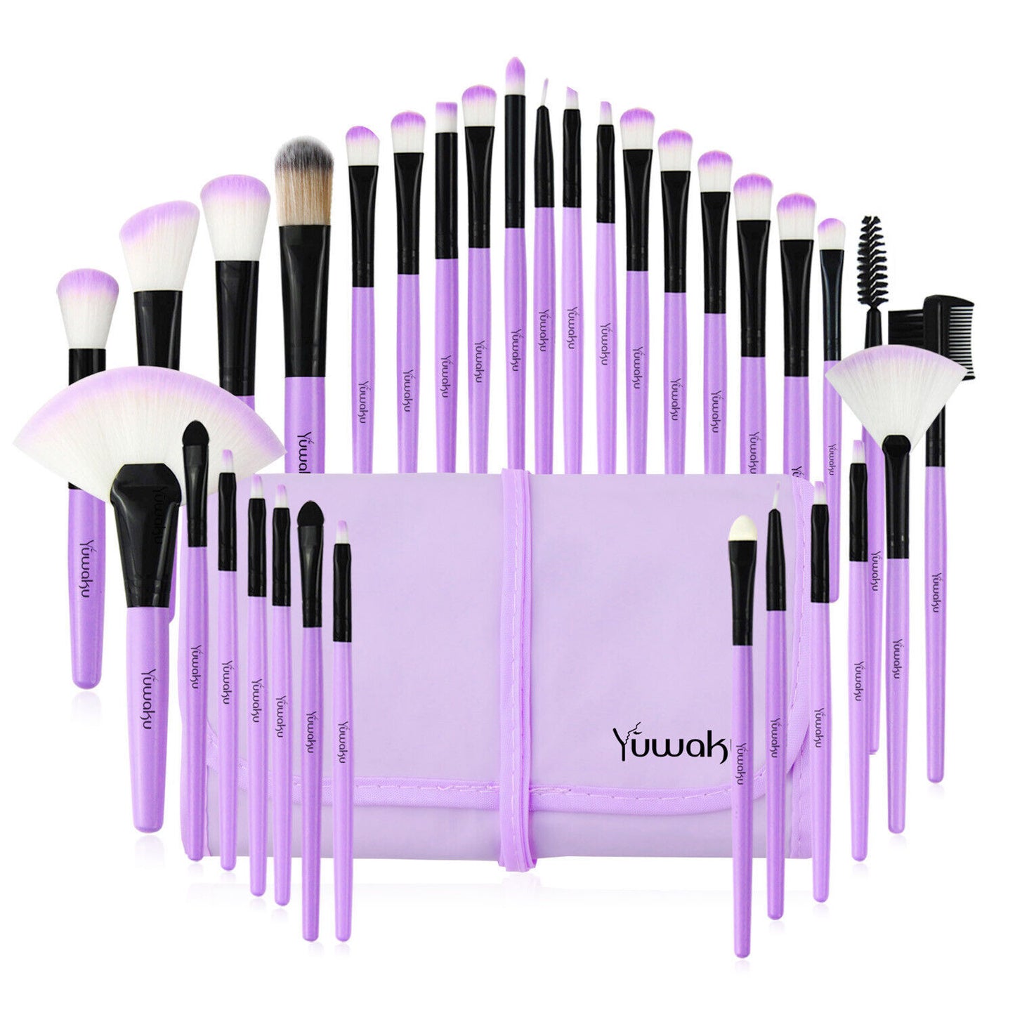Coffret Pro de Brosses de Maquillage ✅ 32 Pièces avec Étui Élégant