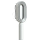 Brosse à cheveux autonettoyante pour femmes Nettoyage à une clé Perte de cheveux Airbag Massage Peigne de cuir chevelu Brosse à cheveux antistatique