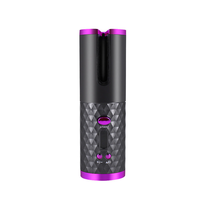 Bigoudi automatique Rechargeable pour femmes, fer à friser Portable avec écran LCD, en céramique, pour friser les cheveux bouclés et rotatifs