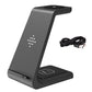 TriCharge Dock ✅ support de charge sans fil trois-en-un Base de charge rapide