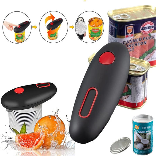 Ouvre-boîte électrique Machine automatique de boîte à bouteille One Touch Portable Kitchen Hand Free Opening Opener Tool Gadgets