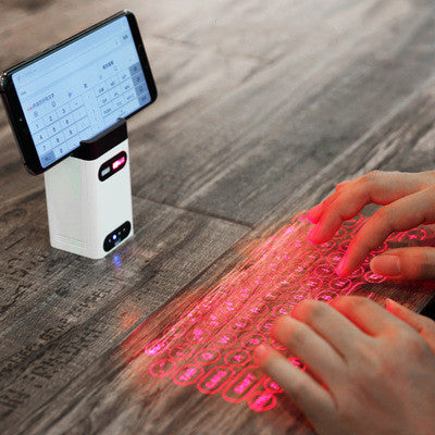 LEING FST clavier Laser virtuel Bluetooth projecteur sans fil clavier de téléphone pour ordinateur portable avec fonction de souris
