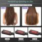 Nouveau Lisseur de cheveux 2 en 1 Peigne chaud Pince à friser à ions négatifs Brosse à cheveux électrique à double usage