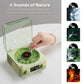 Haut-parleur rétro Turntable Wireless Bluetooth 5.0 Vinyl Record Player Son stéréo avec lampe de projection RVB à bruit blanc Effect