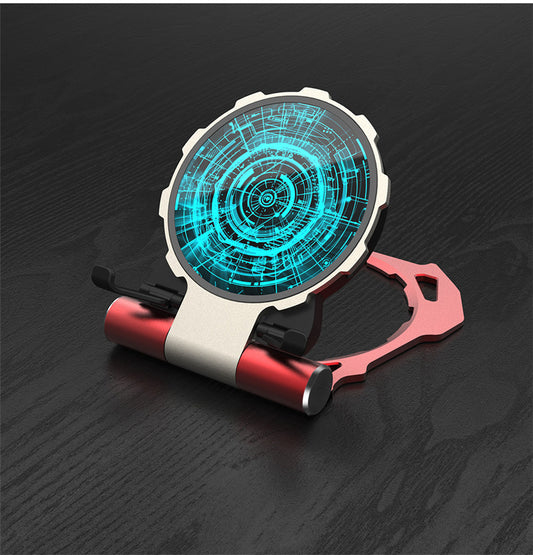 Iron Man Metal QI Wireless Charger, Stand Desktop Mobile Phone Charger 