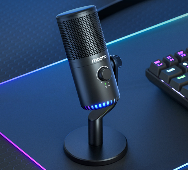 Jeux informatiques Microphone Esports Anchor Live Voice Noise Cancelling