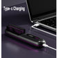 Peigne à cheveux droits 2 en 1 Lisseur de cheveux sans fil Brosse à cheveux Chauffage rapide Bigoudis chaud portable Charge USB
