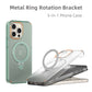 Nouvelle Coque De Téléphone À Support Magnétique Coloré Avec Couvercle De Support Pour Étui De Charge Sans Fil Magnétique Transparent Magesafe Pour Téléphone