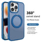 Support rotatif coque de téléphone à astraction magnétique Dissipation thermique givrée Résistant aux chutes