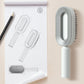Brosse à cheveux autonettoyante pour femmes Nettoyage à une clé Perte de cheveux Airbag Massage Peigne de cuir chevelu Brosse à cheveux antistatique