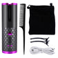 Bigoudi automatique Rechargeable pour femmes, fer à friser Portable avec écran LCD, en céramique, pour friser les cheveux bouclés et rotatifs