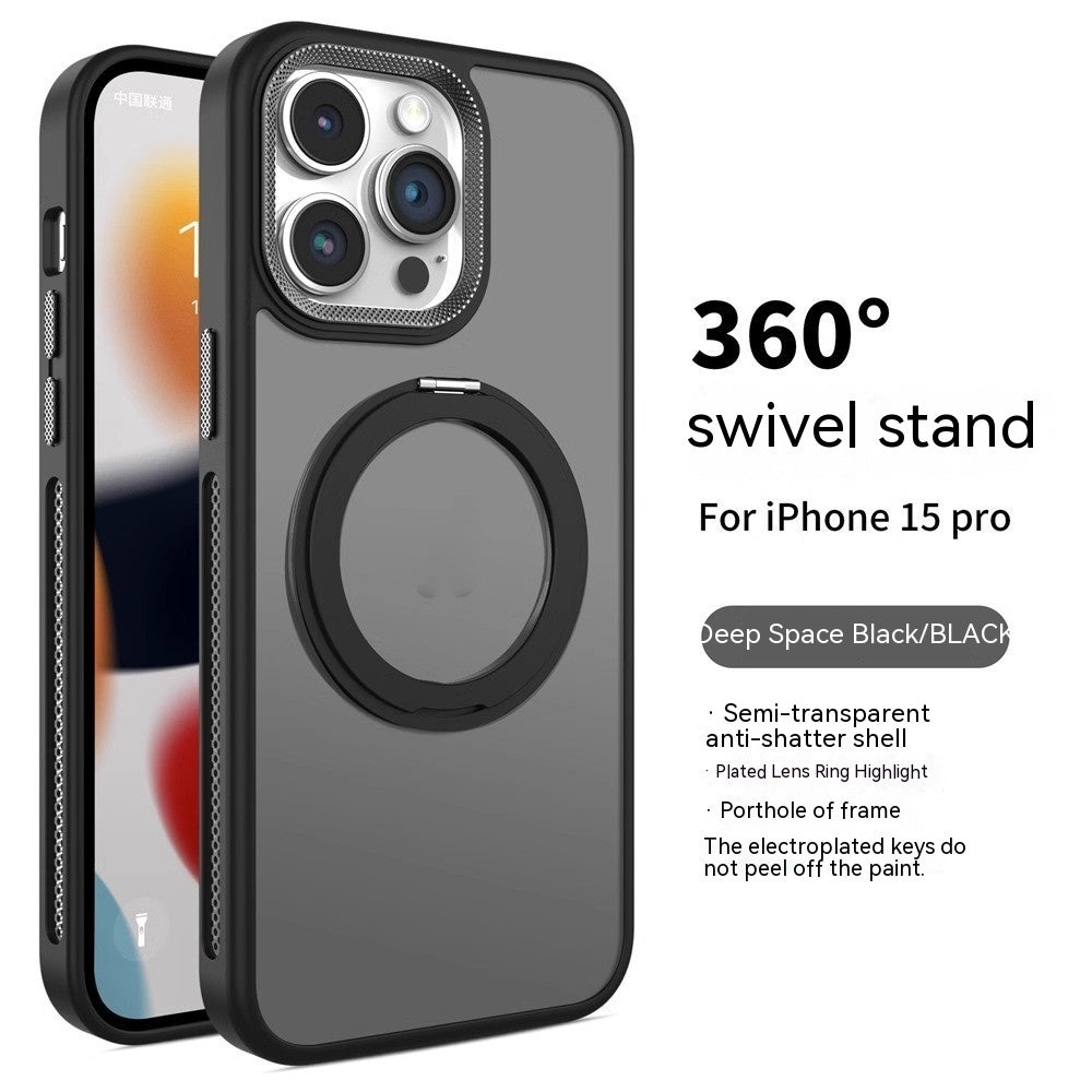 Support rotatif coque de téléphone à astraction magnétique Dissipation thermique givrée Résistant aux chutes