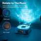 Haut-parleur rétro Turntable Wireless Bluetooth 5.0 Vinyl Record Player Son stéréo avec lampe de projection RVB à bruit blanc Effect
