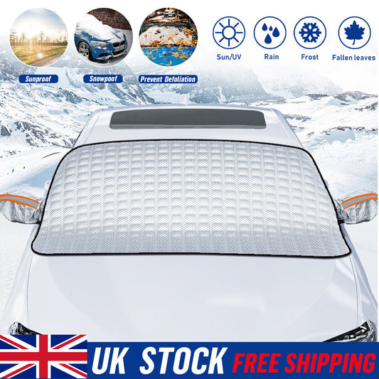 IceDefender 4-in-1 Car Shield ✅ Couvercle de pare-brise magnétique 4 couches | protection neige et givre | pare-soleil
