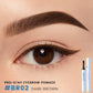 Crayon Eyeliner crème Gel à sourcils 3D 2 en 1, 3 couleurs, imperméable, longue durée, pommade rehausseur, maquillage, cosmétiques