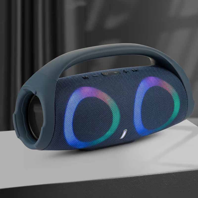 Haut-parleur Bluetooth De Trois Générations War Drum Avec Lumières De Couleur RVB Extérieur Portable Étanche