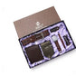 Costume cadeau pour homme Emballage exquis Montre Ceinture Cravate Portefeuille Combinaison simple