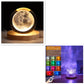 LED ondulation de l'eau veilleuse ambiante USB rotatif Projection cristal lampe de Table RGB réglable décoration de la maison 16 couleurs cadeaux