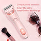 Épilateur d'épilation 2 en 1 USB Tondeuse rechargeable Femmes Corps Rasoir Visage Jambe Aisselle Bikini Main Rasoir pubien Décapant