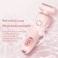 Épilateur d'épilation 2 en 1 USB Tondeuse rechargeable Femmes Corps Rasoir Visage Jambe Aisselle Bikini Main Rasoir pubien Décapant