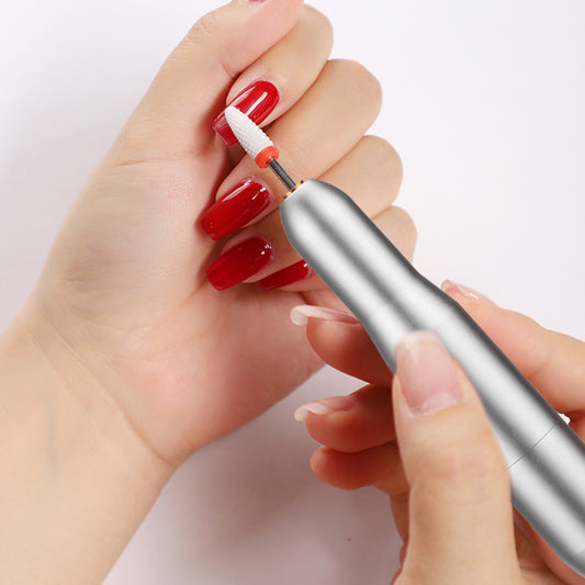 Perceuse à ongles électrique Ensemble de machine de manucure Coupeur de moulin de charge USB pour manucure Lime à ongles Outil de pédicure Ensemble de perceuse à ongles