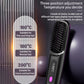 Peigne à cheveux droits 2 en 1 Lisseur de cheveux sans fil Brosse à cheveux Chauffage rapide Bigoudis chaud portable Charge USB