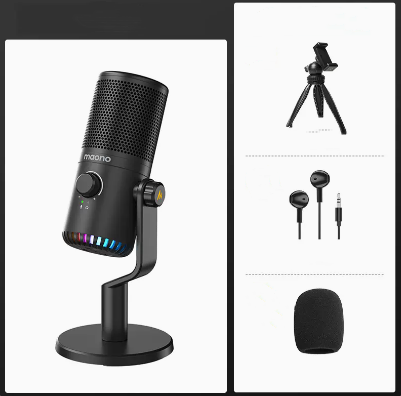 Jeux informatiques Microphone Esports Anchor Live Voice Noise Cancelling