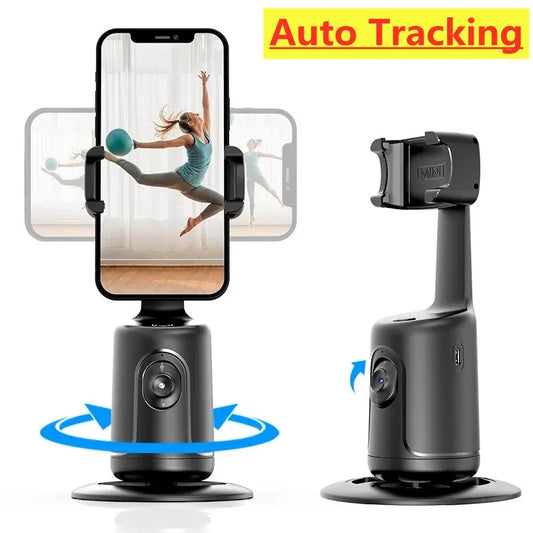 Smart AI Auto Face Tracking Gimbal 360 Smartphone Auto Phone Holder Video Vlog Live Stabilizer Tripod